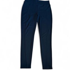 Assets by Spanx 1X Black Pull On Ponte Leggings High Rise Elastic Waist